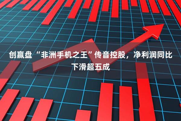 创赢盘 “非洲手机之王”传音控股，净利润同比下滑超五成